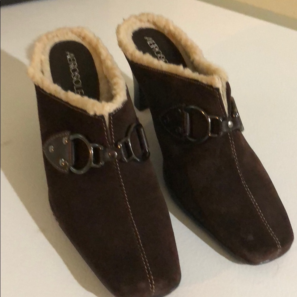 Brown,heeled shoes ,new